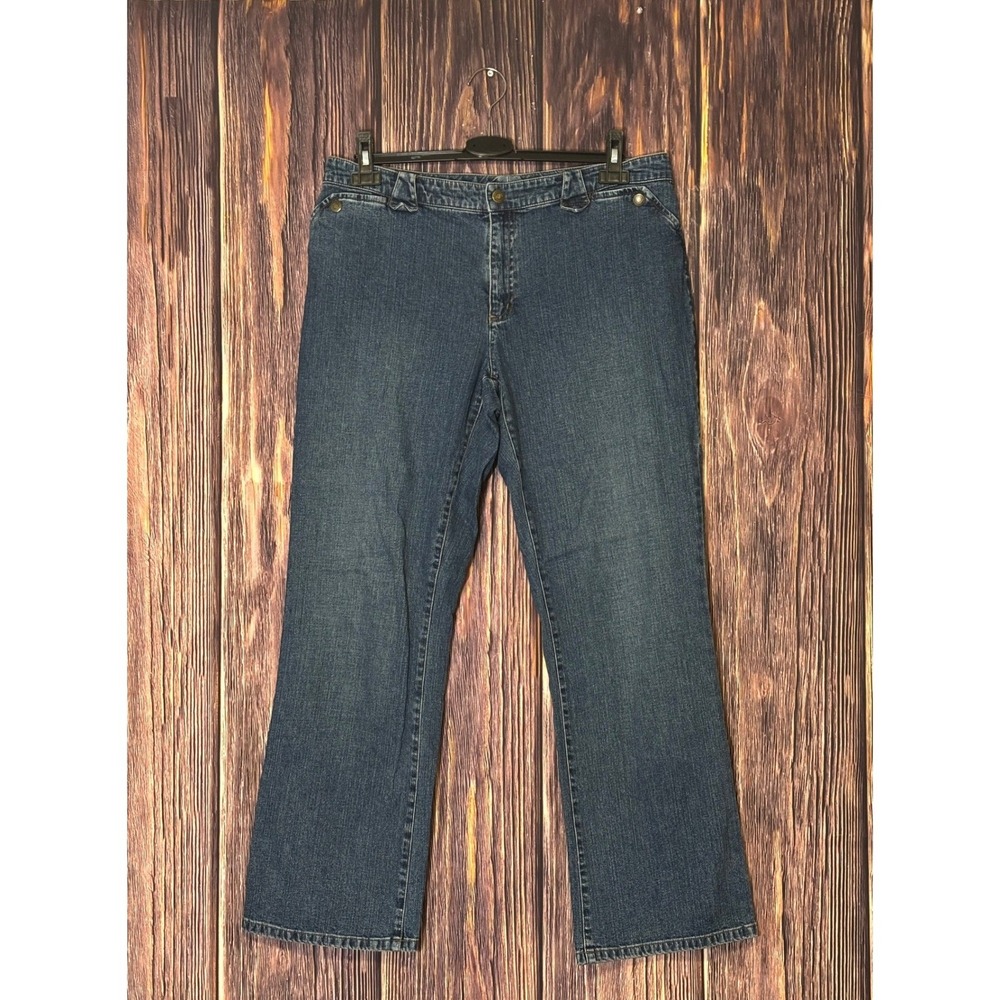 Lauren Jeans Co Ralph Lauren Jeans Womens 12 Blue Denim Flare Bootcut Pockets